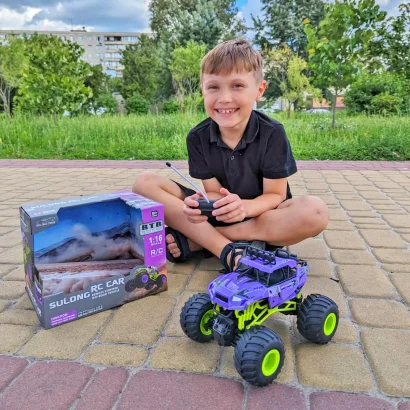 Автомобіль BIGFOOT OFF-ROAD з р/к &ndash; VIOLET (1:16, 27 МГц (MHz))