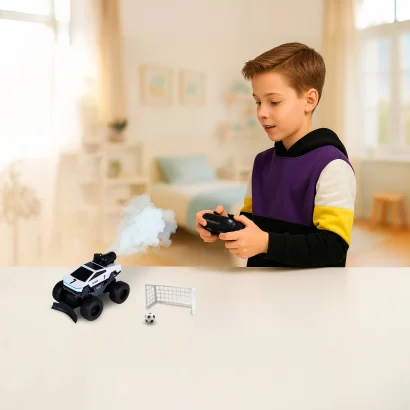 Автомобіль SPRAY CAR на р/к &ndash; CYBER RIDE (білий, 1:24, 2.4 ГГц, акум. 3,7 V, вихлопна пара)