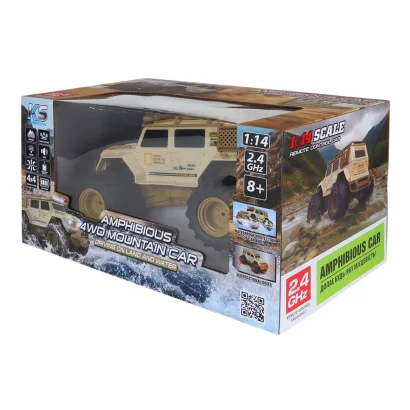 Автомобіль KS DRIVE на р/к &ndash; AMPHIBIOUS 4WD (1:14, 2.4 ГГц, акум. 3,7 V, світло, звук)