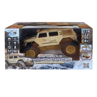 Автомобіль KS DRIVE на р/к &ndash; AMPHIBIOUS 4WD (1:14, 2.4 ГГц, акум. 3,7 V, світло, звук)