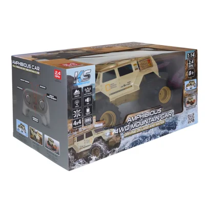 Автомобіль KS DRIVE на р/к &ndash; AMPHIBIOUS 4WD (1:14, 2.4 ГГц, акум. 3,7 V, світло, звук)