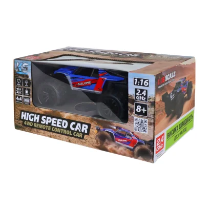 Автомобіль OFF-ROAD на р/к &ndash; HIGH SPEED (синій, 1:16, 2.4 ГГц, акум. 3,7 V)