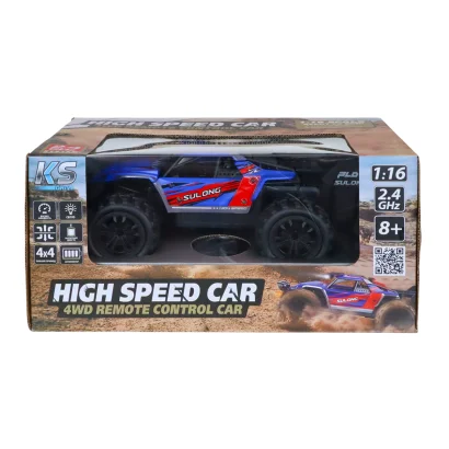 Автомобіль OFF-ROAD на р/к &ndash; HIGH SPEED (синій, 1:16, 2.4 ГГц, акум. 3,7 V)