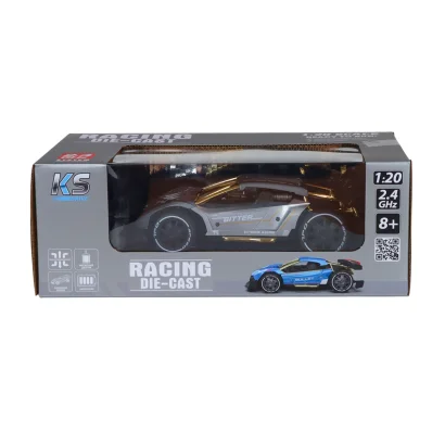 Автомобіль KS DRIVE на р/к - EXTREME RACING (метал. корпус, акум. 3.7V, 2,4 ГГц, сріблястий)