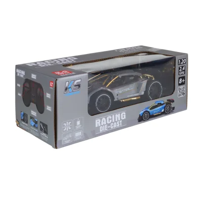 Автомобіль KS DRIVE на р/к - EXTREME RACING (метал. корпус, акум. 3.7V, 2,4 ГГц, сріблястий)