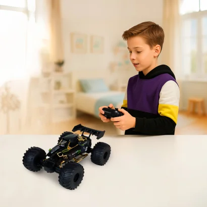 Автомобіль OFF-ROAD на р/к &ndash; HIGH SPEED (чорний, метал. корпус, 1:14, 2.4 ГГц, акум. 3,7 V)