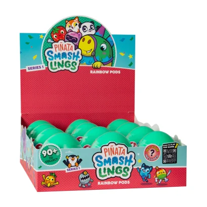 Набір фігурок в яйці PINATA SMASHLINGS – ВЕСЕЛІ ГЕРОЇ (2 фігурки, в асорт.)