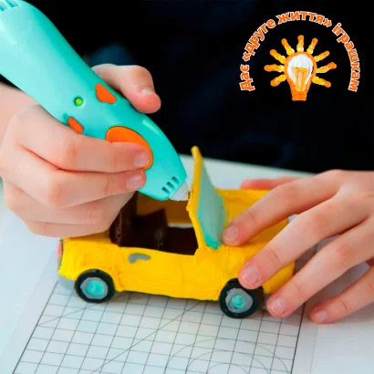 3D-ручка 3Doodler Start Plus для дитячої творчості базовий набір - КРЕАТИВ (72 стрижні)