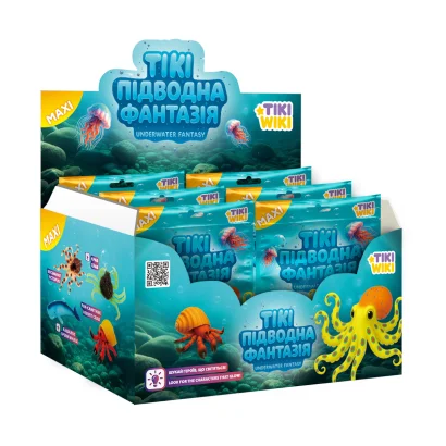 Стретч-іграшка у вигляді тварини TIKI WIKI серії "Maxi" &ndash; ТІКІ ПІДВОДНА ФАНТАЗІЯ (у диспл.)