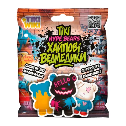 Іграшка-сквіш TIKI WIKI  &ndash; ТІКІ ХАЙПОВІ ВЕДМЕДИКИ (у диспл.)