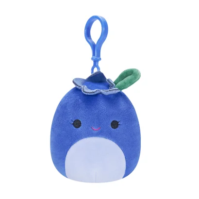 М'яка іграшка на кліпсі SQUISHMALLOWS &ndash; ЧОРНИЦЯ БЛУБІ (9 cm)