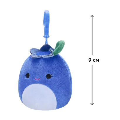 М'яка іграшка на кліпсі SQUISHMALLOWS &ndash; ЧОРНИЦЯ БЛУБІ (9 cm)