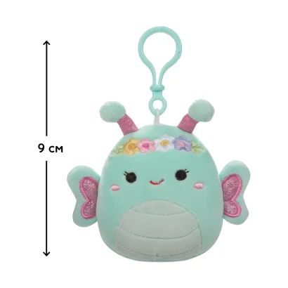 М'яка іграшка на кліпсі SQUISHMALLOWS - МЕТЕЛИК РЕЙНА (9 cm)