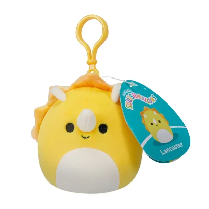 М'яка іграшка на кліпсі SQUISHMALLOWS – ТРИЦЕРАТОПС (9 cm)