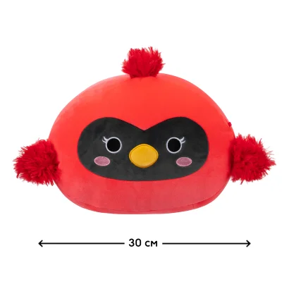М'яка іграшка SQUISHMALLOWS &ndash; ЧЕРВОНИЙ КАРДИНАЛ (30 cm)