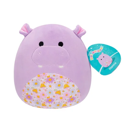 М'яка іграшка SQUISHMALLOWS &ndash; БЕГЕМОТ ХАННА (19 cm.)