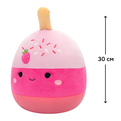 М'яка іграшка SQUISHMALLOWS &ndash; ПОЛУНИЧНИЙ КЕЙК-ПОП ПАМА (30 cm)