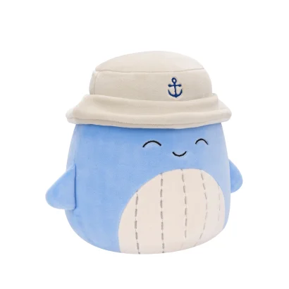 М'яка іграшка SQUISHMALLOWS &ndash; СИНІЙ КИТ САМІР У ПАНАМІ (19 cm)