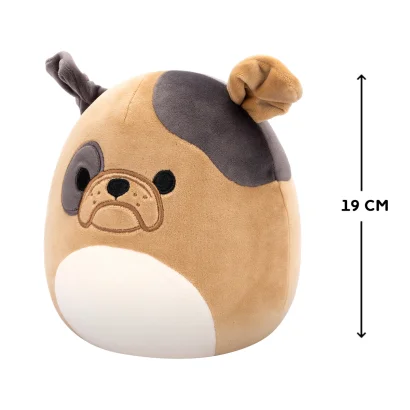 М'яка іграшка SQUISHMALLOWS &ndash; БУЛЬДОГ ЛОФЕР (19 cm)