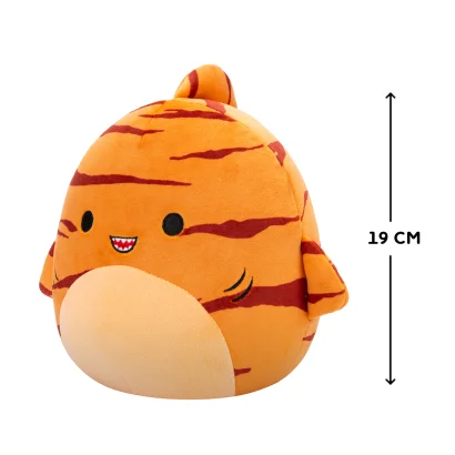 М'яка іграшка SQUISHMALLOWS &ndash; ТИГРОВА АКУЛА ДЖАГГЕР (19 cm)