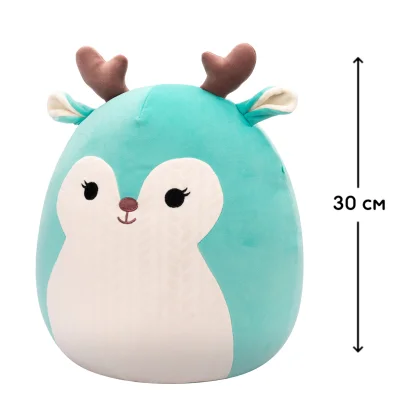 М'яка іграшка SQUISHMALLOWS &ndash; ОЛЕНЬ ЛОПСАНГ (30 cm)