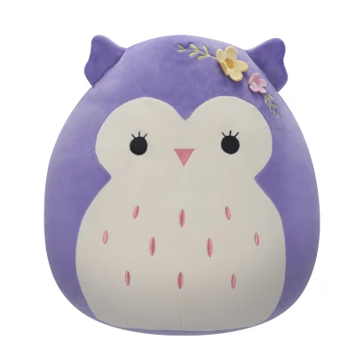 М'яка іграшка SQUISHMALLOWS - СОВА ХОЛЛІ (30 cm)