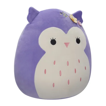 М'яка іграшка SQUISHMALLOWS - СОВА ХОЛЛІ (30 cm)