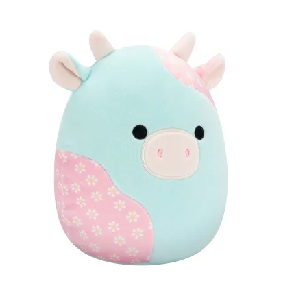 М'яка іграшка SQUISHMALLOWS - М'ЯТНА ПАСТЕЛЬНА КОРІВКА (19 cm)