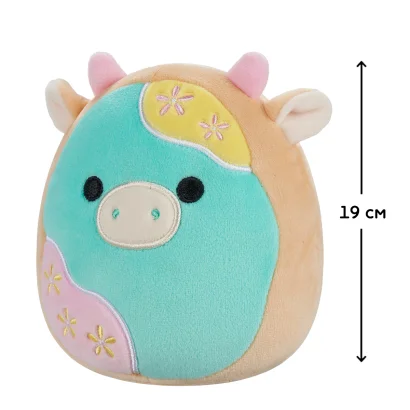 М'яка іграшка SQUISHMALLOWS - ПАСТЕЛЬНА КОРІВКА (19 cm)