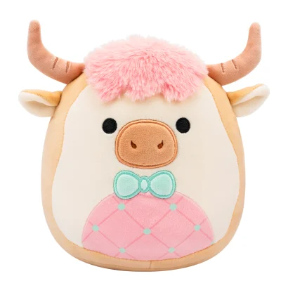 М'яка іграшка SQUISHMALLOWS - КОРІВКА САМСОН (19 cm)