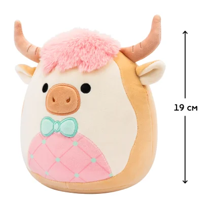 М'яка іграшка SQUISHMALLOWS - КОРІВКА САМСОН (19 cm)
