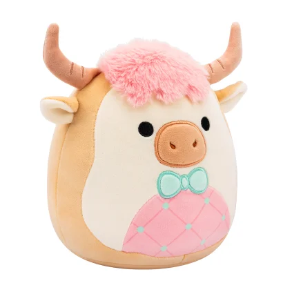 М'яка іграшка SQUISHMALLOWS - КОРІВКА САМСОН (19 cm)