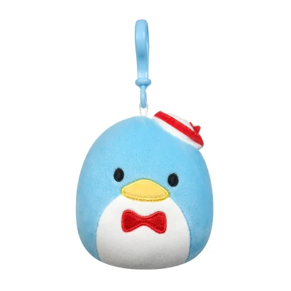 М'яка іграшка на кліпсі SQUISHMALLOWS серії "Хелоу Кітті"- ТАКСЕДО СЕМ (9 cm)