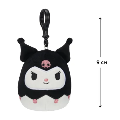 М'яка іграшка на кліпсі SQUISHMALLOWS серії "Хелоу Кітті" - КУРОМІ (9 cm)