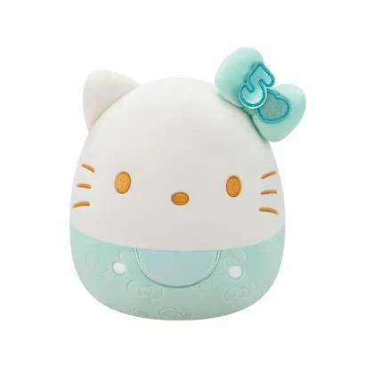 М'яка іграшка SQUISHMALLOWS &ndash; ХЕЛОУ КІТТІ У СМАРАГДОВОМУ (20 cm)