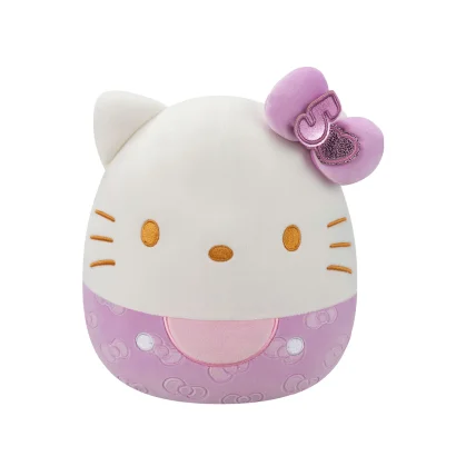 М'яка іграшка SQUISHMALLOWS &ndash; ХЕЛОУ КІТТІ В ПУРПУРОВОМУ (20 cm)
