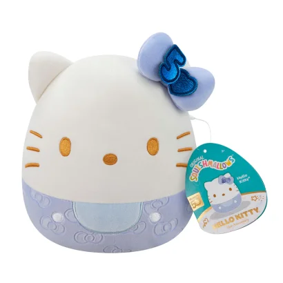 М'яка іграшка SQUISHMALLOWS &ndash; ХЕЛОУ КІТТІ У СИНЬОМУ (20 cm)