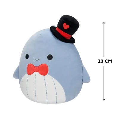 М'яка іграшка SQUISHMALLOWS &ndash; СИНІЙ КИТ САМІР (13 cm)