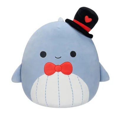 М'яка іграшка SQUISHMALLOWS &ndash; СИНІЙ КИТ САМІР (30 cm)