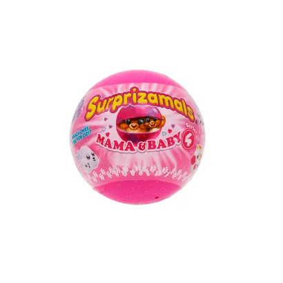 Набір м&rsquo;яких іграшок-сюрпризів у кулі SURPRIZAMALS S4 &ndash; МАМА ТА МАЛЮК (6 видів в асорт.)