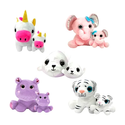 Набір м&rsquo;яких іграшок-сюрпризів у кулі SURPRIZAMALS S4 &ndash; МАМА ТА МАЛЮК (6 видів в асорт.)