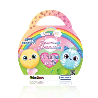 М'яка колекційна іграшка-сюрприз "Doki Doki" - ПУХНАСТІ КОШЕНЯТА (в диспл.)