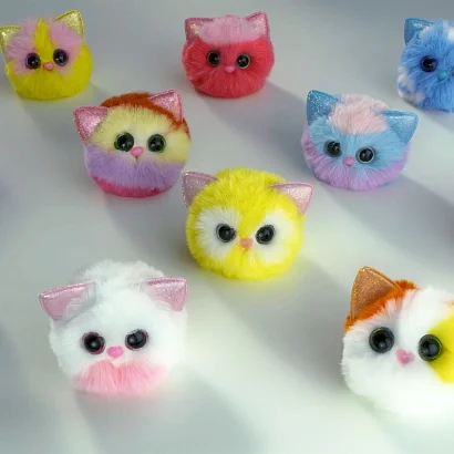 М'яка колекційна іграшка-сюрприз "Doki Doki" - ПУХНАСТІ КОШЕНЯТА (в диспл.)