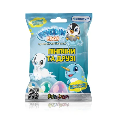 Іграшка, що зростає, в яйці &laquo;Penguin Еggs&raquo; - ПІНГВІНИ ТА ДРУЗІ (в асорт., в дисплеї)