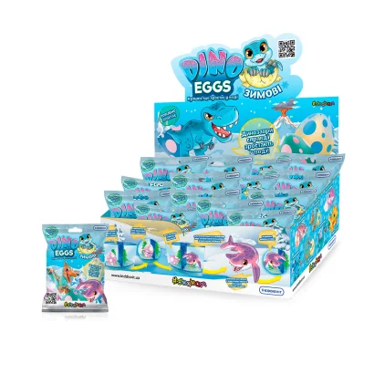 Іграшка, що зростає, в яйці &laquo;Dino Eggs Winter&raquo; - ЗИМОВІ ДИНОЗАВРИ (в асорт., у дисплеї)