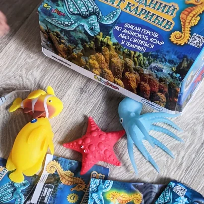 Стретч-іграшка у вигляді тварини &ndash; ПІДВОДНИЙ СВІТ КАРИБІВ (в асорт., у диспл.)