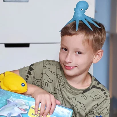 Стретч-іграшка у вигляді тварини &ndash; ПІДВОДНИЙ СВІТ КАРИБІВ (в асорт., у диспл.)